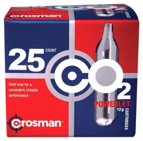 CROSMAN 12g CO2 Cartridges (25 Count)