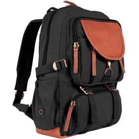 RETRO PARISIAN CITY DAYPACK - BLACK