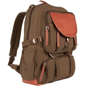 RETRO PARISIAN CITY DAYPACK - VINTAGE BROWN