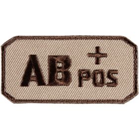 A NEG (-) PATCH - KHAKI / BROWN - 6 PACK