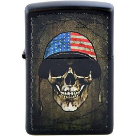ZIPPO 2ND AMENDMENT - GREEN MATTE