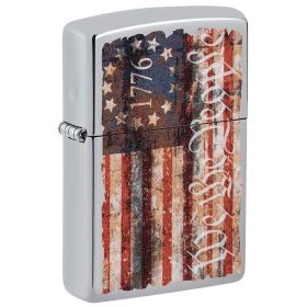 ZIPPO US FLAG - WHITE MATTE