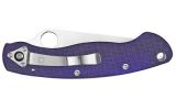 SPYDERCO MILITARY MODEL G-10 BLUE