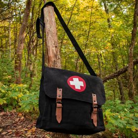 GERMAN STYLE MEDIC BAG - BLACK