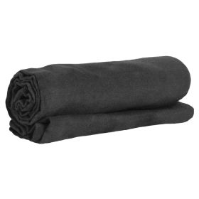 MICROFIBER TOWEL LARGE - BLACK