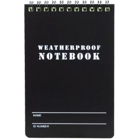 4" X 6" MILITARY STYLE WEATHERPROOF NOTEBOOK 6PK - COY
