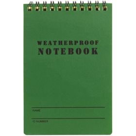 3" X 5" MILITARY STYLE WEATHERPROOF NOTEBOOK 6PK - COY
