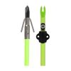 Classic Chartreuse Fish Arrow with Gar Point w/ Slide