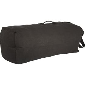 GI STYLE 21 X 36 TOP LOAD DUFFLE BAG - BLACK